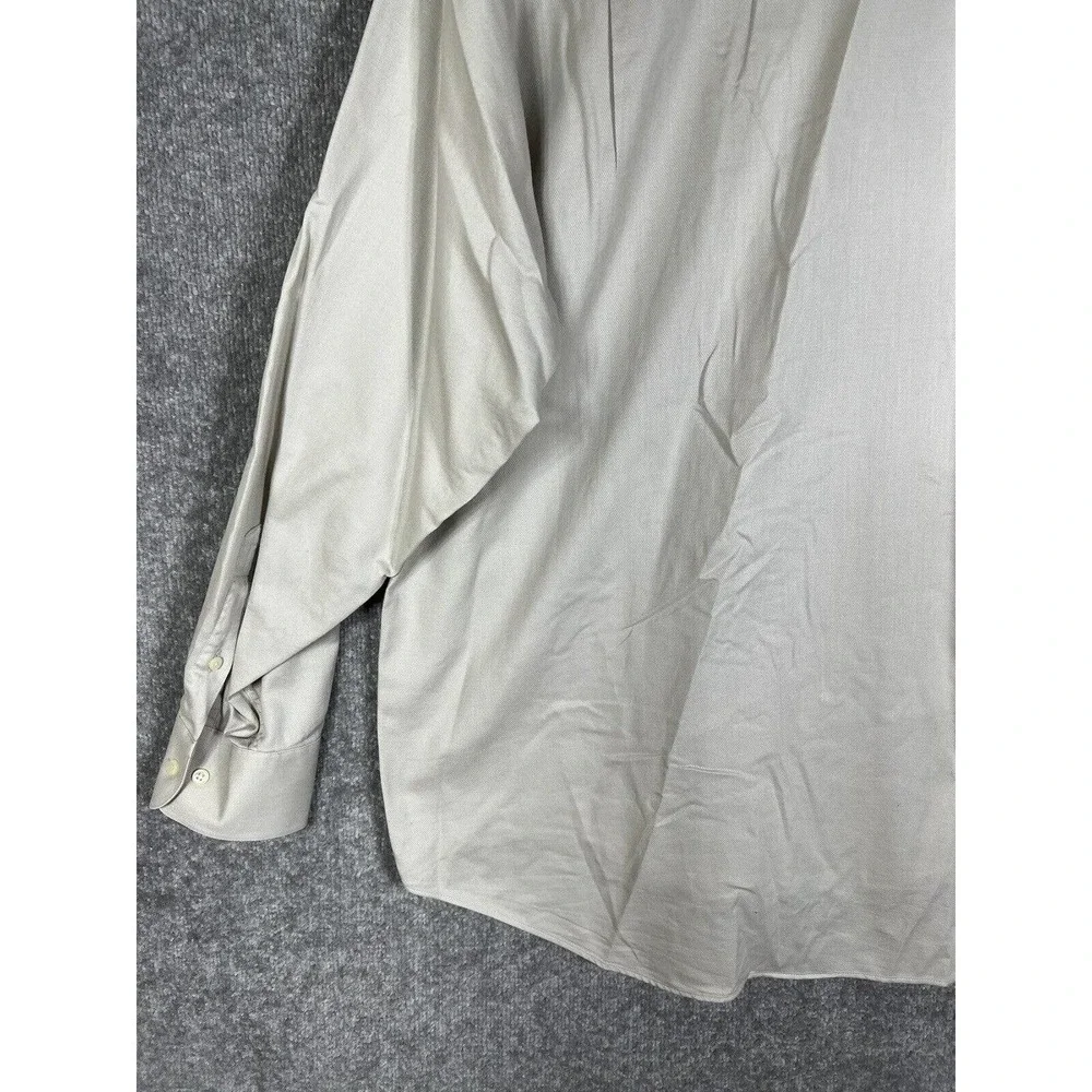 Geoffrey‎ Beene Stain Repellent Button Up Dress Shirt Mens XL Chest Pocket